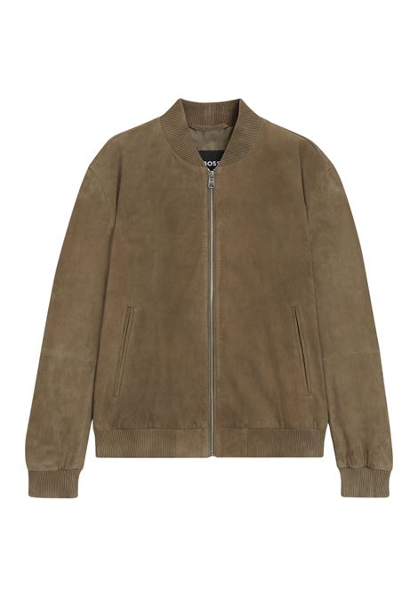 BOSS Regular Fit Suede Leather Jacket  Premium Quality and Effortless Style BOSS |  | 5054321324500245
