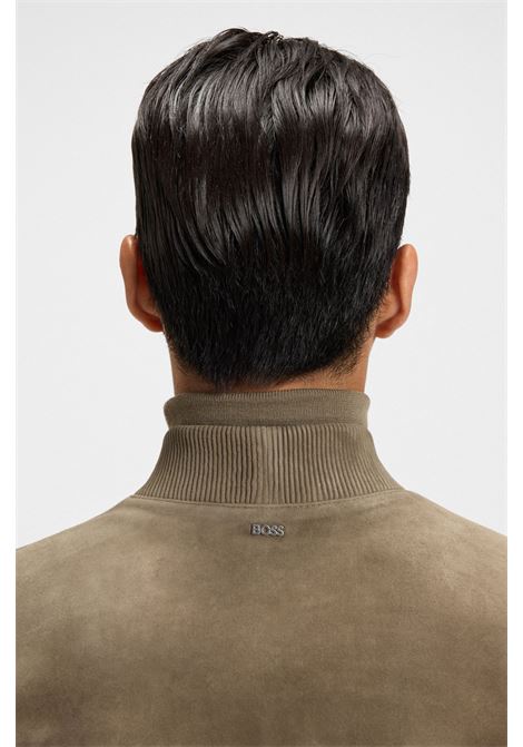 BOSS Regular Fit Suede Leather Jacket  Premium Quality and Effortless Style BOSS |  | 5054321324500245