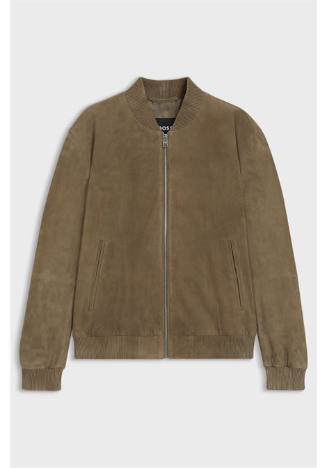 BOSS Regular Fit Suede Leather Jacket  Premium Quality and Effortless Style BOSS |  | 5054321324500245