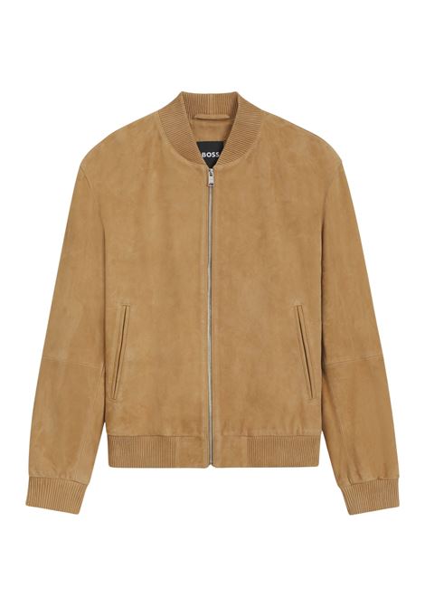 BOSS Regular Fit Suede Leather Jacket  Iconic Style and Premium Comfort BOSS |  | 5054321326000260