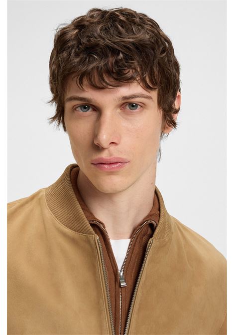 BOSS Regular Fit Suede Leather Jacket  Iconic Style and Premium Comfort BOSS |  | 5054321326000260