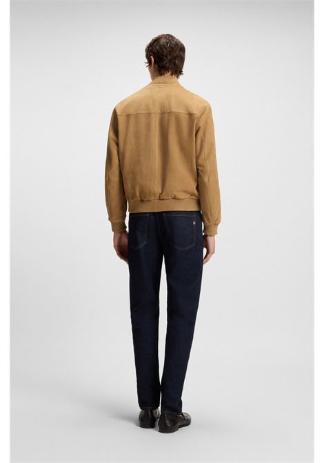 BOSS Regular Fit Suede Leather Jacket  Iconic Style and Premium Comfort BOSS |  | 5054321326000260