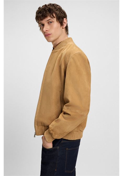 BOSS Regular Fit Suede Leather Jacket  Iconic Style and Premium Comfort BOSS |  | 5054321326000260