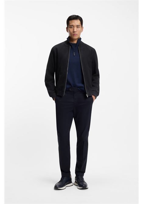 BOSS Regular Fit Suede Leather Jacket  Modern Elegance and Everyday Comfort BOSS |  | 5054321340400404