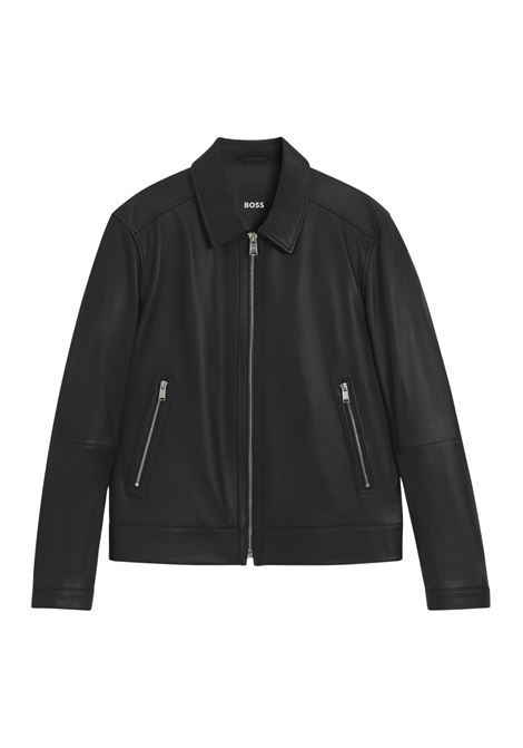BOSS Regular Fit Lambskin Leather Jacket  Refined Style and Modern Elegance BOSS |  | 5054321400100001