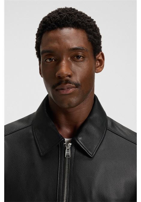 BOSS Regular Fit Lambskin Leather Jacket  Refined Style and Modern Elegance BOSS |  | 5054321400100001