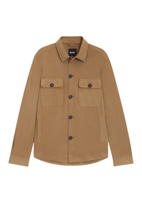 Sovracamicia Relaxed Fit in Tessuto Elasticizzato BOSS  Comfort e Stile Contemporaneo BOSS | GIACCHE | 5054448326000260