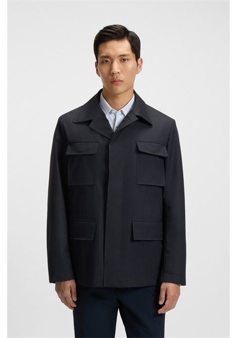 BOSS Water-Repellent Stretch Wool Coat  Functional Elegance for All Seasons BOSS |  | 5054601840400404