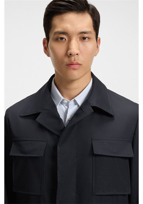 BOSS Water-Repellent Stretch Wool Coat  Functional Elegance for All Seasons BOSS |  | 5054601840400404