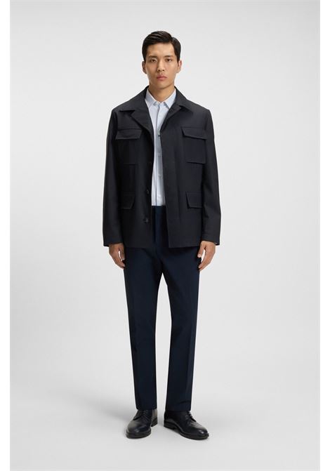 BOSS Water-Repellent Stretch Wool Coat  Functional Elegance for All Seasons BOSS |  | 5054601840400404