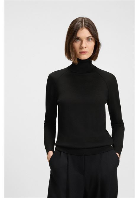 BOSS Womens Turtleneck Sweater in Merino Wool  Natural Warmth and Elegance BOSS |  | 5054829800100001