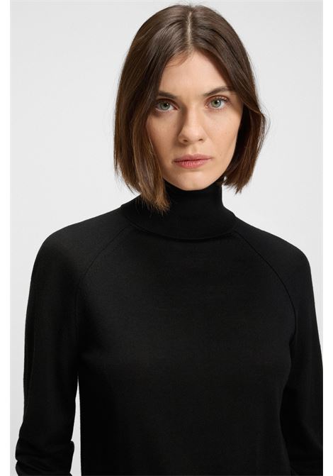 BOSS Womens Turtleneck Sweater in Merino Wool  Natural Warmth and Elegance BOSS |  | 5054829800100001