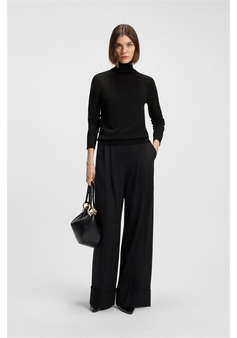 BOSS Womens Turtleneck Sweater in Merino Wool  Natural Warmth and Elegance BOSS |  | 5054829800100001