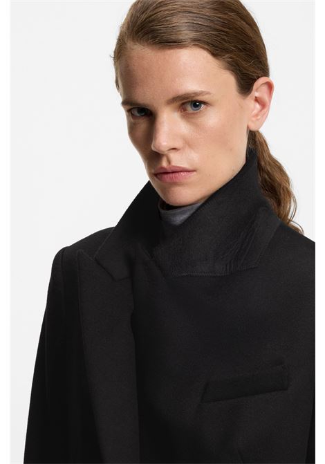 BOSS Womens Regular Fit Wool Coat with Peak Lapels  Classic Elegance and Winter Comfort BOSS |  | 5054837100100001