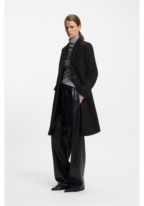 BOSS Womens Regular Fit Wool Coat with Peak Lapels  Classic Elegance and Winter Comfort BOSS |  | 5054837100100001