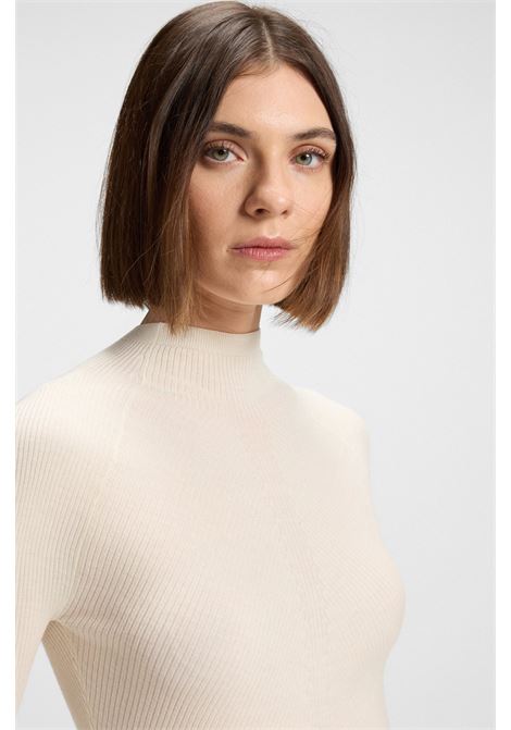 BOSS Womens Mock-Neck Merino Wool Sweater  Elegance and Thermal Comfort BOSS |  | 5054916611800118