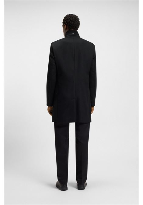 BOSS Slim Fit Wool and Cashmere Coat  Modern Elegance with Stand Collar BOSS |  | 5055107800100001