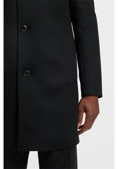 BOSS Slim Fit Wool and Cashmere Coat  Modern Elegance with Stand Collar BOSS |  | 5055107800100001