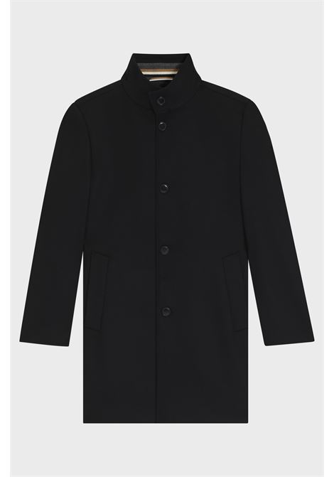 BOSS Slim Fit Wool and Cashmere Coat  Modern Elegance with Stand Collar BOSS |  | 5055107800100001