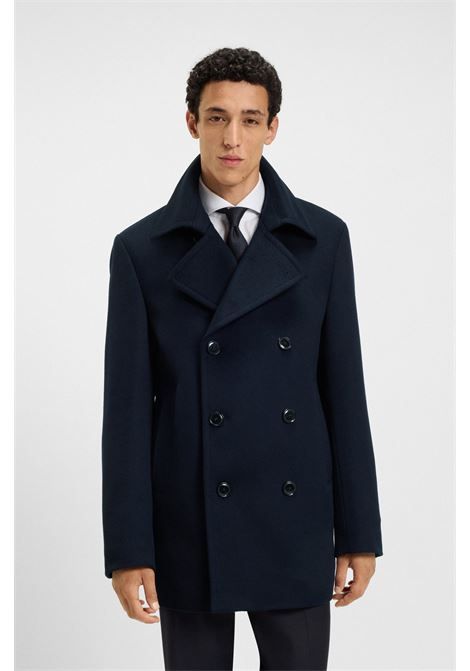 BOSS Slim Fit Wool and Cashmere Peacoat  Timeless Elegance with a Modern Cut BOSS |  | 5055108140400404