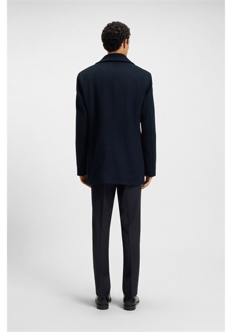 BOSS Slim Fit Wool and Cashmere Peacoat  Timeless Elegance with a Modern Cut BOSS |  | 5055108140400404