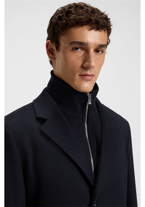 BOSS Regular Fit Wool and Cashmere Coat with Removable Inner Vest  Timeless Style and Functionality BOSS |  | 5055108540400404