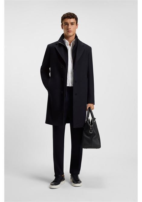 BOSS Regular Fit Wool and Cashmere Coat with Removable Inner Vest  Timeless Style and Functionality BOSS |  | 5055108540400404