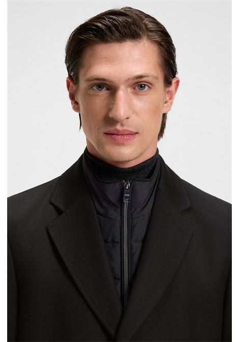 BOSS Slim Fit Water-Repellent Coat with Removable Inner Layer  Style Meets Function BOSS |  | 5055111700100001