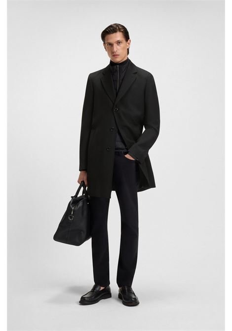 BOSS Slim Fit Water-Repellent Coat with Removable Inner Layer  Style Meets Function BOSS |  | 5055111700100001