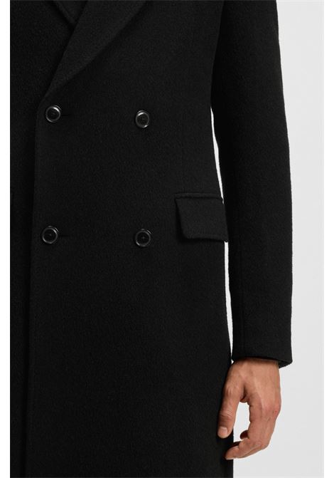 BOSS Slim Fit Double-Breasted Alpaca Blend Coat  Formal Elegance and Timeless Style BOSS |  | 5055113500100001