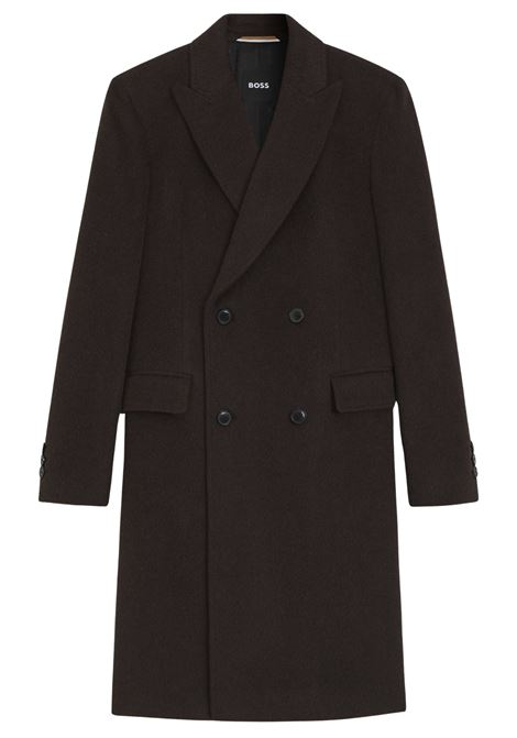 BOSS Slim Fit Double-Breasted Alpaca Blend Coat  Warmth and Refined Elegance BOSS |  | 5055113520200202