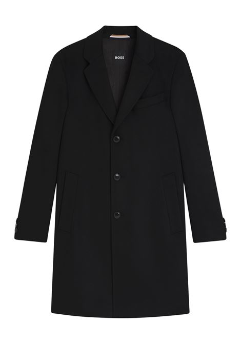 Cappotto Slim Fit in Puro Cashmere con Fodera Effetto Seta - BOSS Uomo BOSS | CAPPOTTI | 5055118900100001