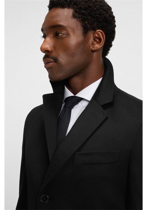 Cappotto Slim Fit in Puro Cashmere con Fodera Effetto Seta - BOSS Uomo BOSS | CAPPOTTI | 5055118900100001