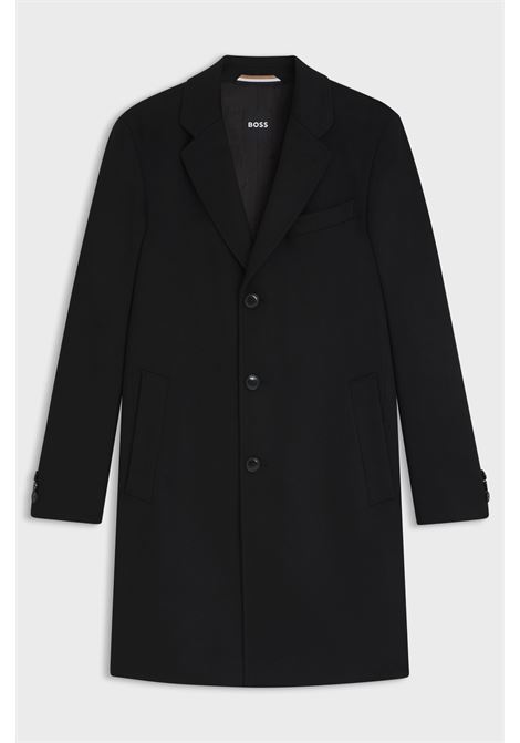 Cappotto Slim Fit in Puro Cashmere con Fodera Effetto Seta - BOSS Uomo BOSS | CAPPOTTI | 5055118900100001