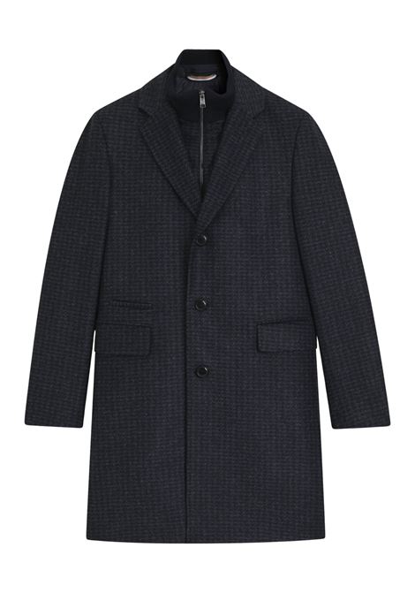 Cappotto Slim Fit con Interno Rimovibile e Motivi - BOSS Uomo BOSS | CAPPOTTI | 5055161240400404