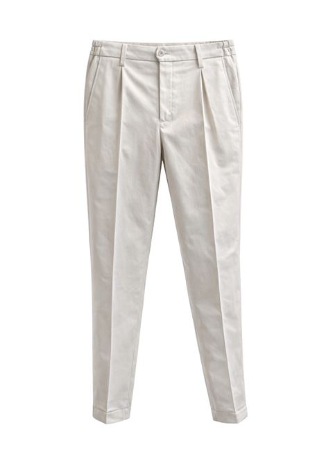 Briglia 1949 Portobellos Trousers in Stretch Cotton - Sand Beige Color BRIGLIA |  | 400083120