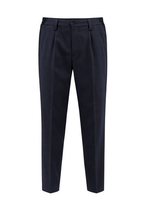 Briglia 1949 Portofinos Trousers in Stretch Virgin Wool Fleece - Black Color BRIGLIA |  | 40012010