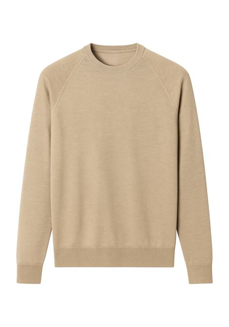Maglia Uomo FEDELI Tiger Manica Lunga in Merino Light Fast  Beige FEDELI | Maglieria | MU0F720081