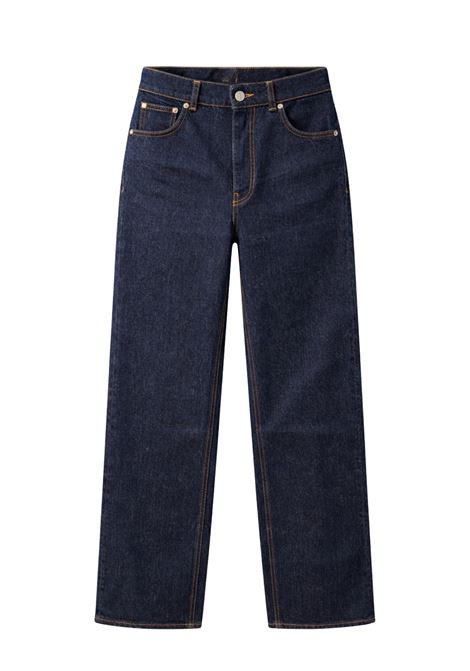 Grifoni Womens Dark Blue Denim Jeans with Mid Rise GRIFONI |  | 242013/91B/S2S21