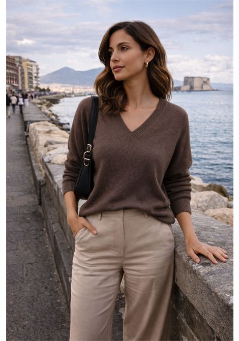 Maglia Donna JUCCA Scollo a V in Maglia Fine JUCCA | Maglieria | J4251032/125050