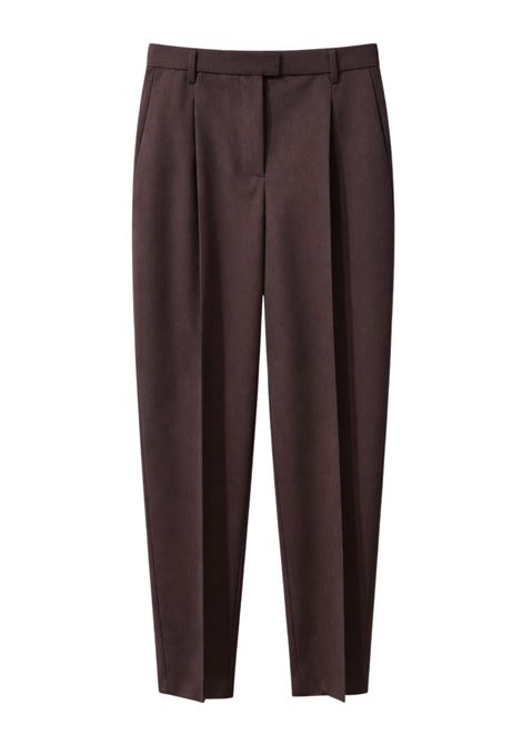Carrot-Fit Viscose Trousers in Cocoa  JUCCA JUCCA |  | J4254015/181628