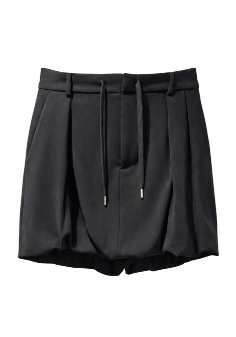 Gonna Palazzo Nera con Vita Arricciata JUCCA | Gonne | J4255122/02003