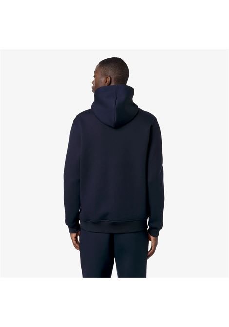 Giacca Rainer Spacer Fleece Blu con Cappuccio K-WAY | Giubbotti | K2141DWK89