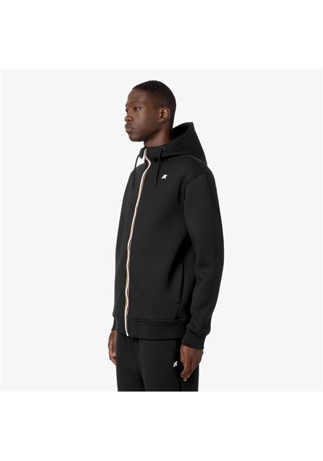 Giacca Rainer Spacer Fleece Blu con Cappuccio K-WAY | Giubbotti | K2141DWUSY