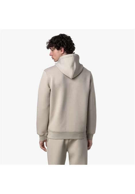 Giacca Rainer Spacer Fleece Beige Cashmere con Cappuccio K-WAY | Giubbotti | K2141DWXP2