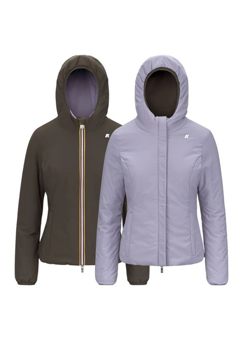 Lily Warm Reversible Womens Jacket with Medium Insulation K-WAY |  | K6128TWB3Q