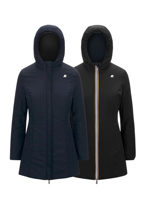 K-Way Denise ST Warm Reversible  Womens Reversible Warm Jacket with Synthetic Padding K-WAY |  | K6128UWA3C