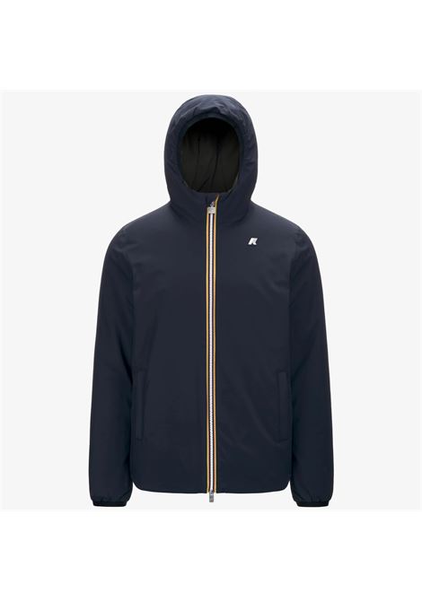 K-Way Jack ST Warm Reversible Mens Jacket  Blue and Green, Reversible and Insulated K-WAY |  | K6128VWAG5