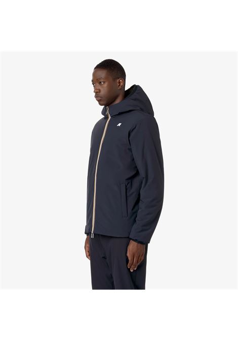 K-Way Jack ST Warm Reversible Mens Jacket  Blue and Green, Reversible and Insulated K-WAY |  | K6128VWAG5