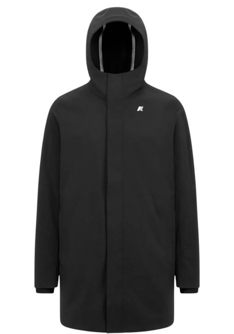 K-Way Marlyn Bonded Long Mens Jacket K7126UW B3A  Black, Blue and Olive with Insulating Layers K-WAY |  | K7126UWB3A